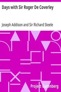 Capa de Days with Sir Roger De Coverley