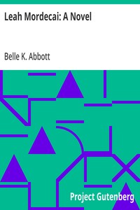 Capa de Leah Mordecai: A Novel