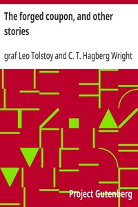 Capa de The forged coupon, and other stories