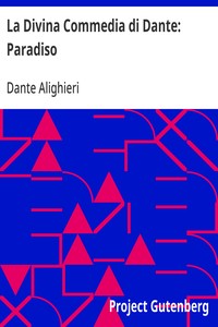 Capa de La Divina Commedia di Dante: Paradiso