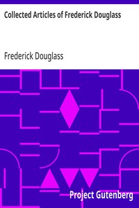Capa de Collected Articles of Frederick Douglass