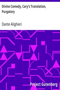 Capa de Divine Comedy, Cary's Translation, Purgatory